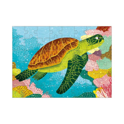 Green Sea Turtle 48 Piece Mini Jigsaw Puzzle Mudpuppy (ONLINE ORDER ONLY)