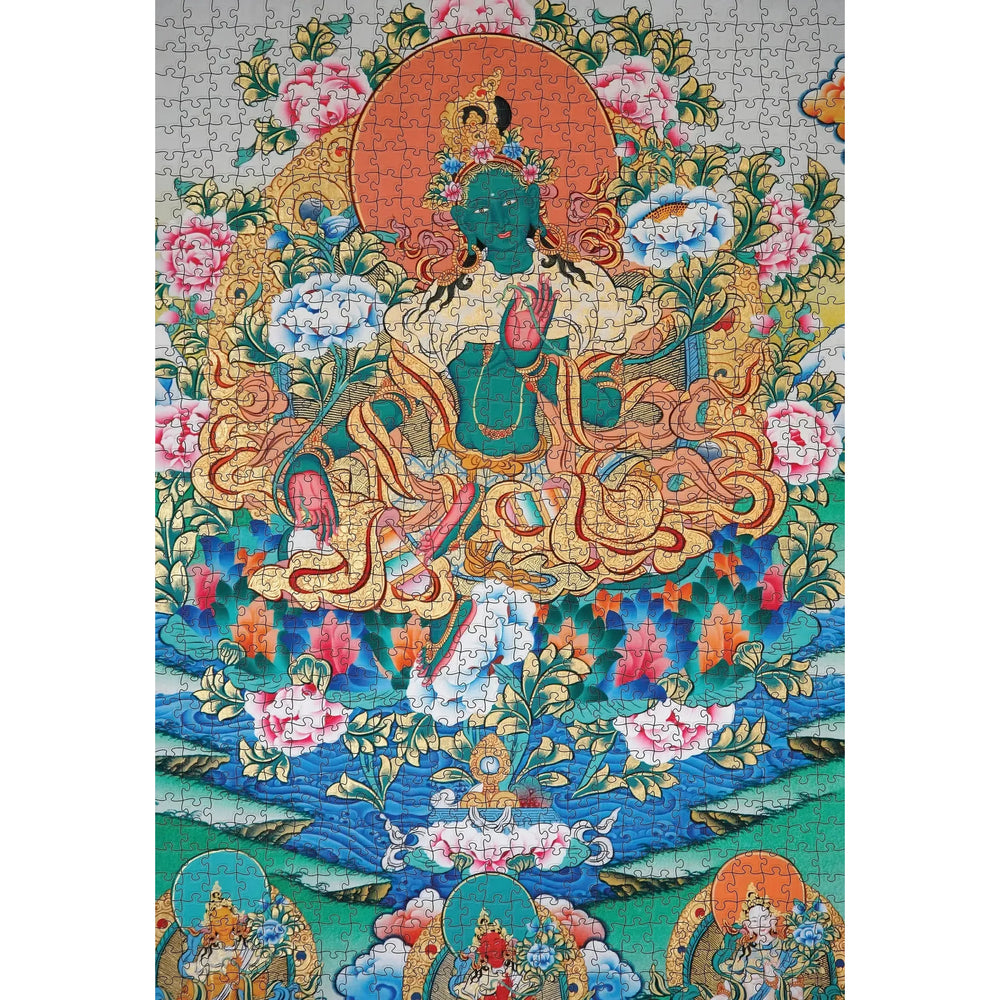 Green Tara 1000 Piece Jigsaw Puzzle Pomegranate (ONLINE ORDER ONLY)