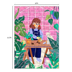 Greenhouse 99 Piece Mini Jigsaw Puzzle Puzzledly