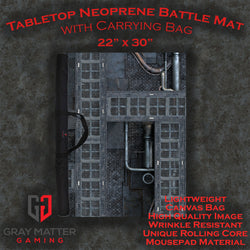 Grimdark Station - Neoprene Battle Mat with Bag (Online Order Only)
