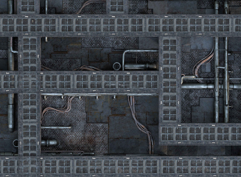 Grimdark Station - Neoprene Battle Mat with Bag (Online Order Only)