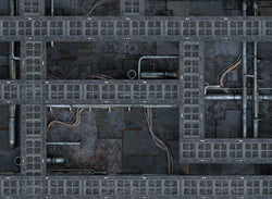 Grimdark Station - Neoprene Battle Mat with Bag (Online Order Only)