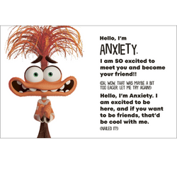 Disney Inside Out 2 Hello, Im Anxiety (ONLINE ORDER ONLY)