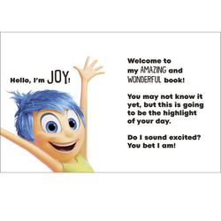 Disney Inside Out 2 Hello, Im Joy (ONLINE ORDER ONLY)