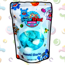Freeze Dried Gummi Sharks (ONLINE ORDER ONLY)