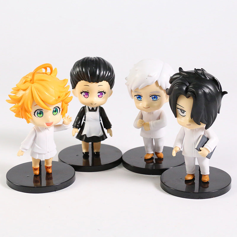 Anime The Promised Neverland PVC Toys 4 Piece Set (ONLINE ORDER ONLY)