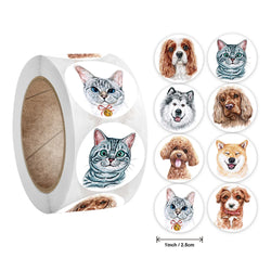 Stickers 500 Pcs/roll Teacher Rewards And Encourages Children Toys Cute Animal Stickers Sealing Stickers (ONLINE ORDER ONLY)