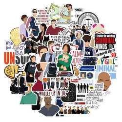 10/50PCS Classic TV Show Criminal Minds Stickers Laptop DIY Motorcycle Luggage Phone Guitar Skateboard Cool Sticker Decals Toys (ONLINE ORDER ONLY)