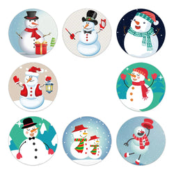 100-500PCS Merry Christmas Santa Claus Sticker Decor DIY Wrapping Gift Decoration Xmas Kids Thank You Seal Label 1inch (Online Order Only)