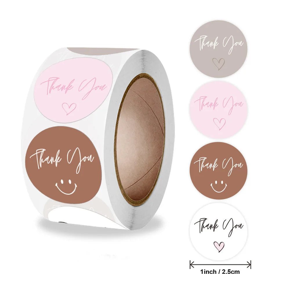Smile Face Sticker 500 Pcs/roll For Kids Reward Sticker Yellow Dots Labels Happy Smile Face Expression Sticker Kids Toys (ONLINE ORDER ONLY)