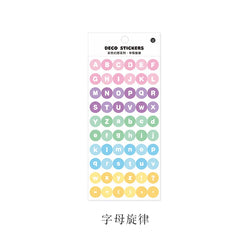 Colorful Fantasy Series Sticker Scrapbooking Decorative Sticker DIY Diary Album Stick Label INS Kawaii Stationery (ONLINE ORDER ONLY)
