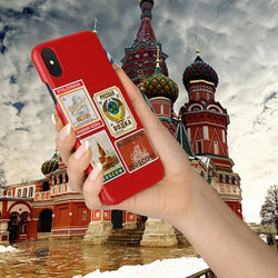 10/30/50PCS Retro Mix Russia Sign Matryoshka Bear Power Cool Stickers Motorcycle Laptop Guitar Phone Graffiti Decal Sticker Toy (ONLINE ORDER ONLY)