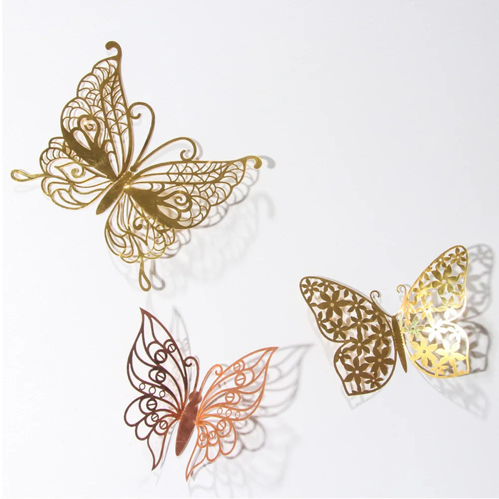 3D Butterfly Wall Stickers Set - Self Adhesive Home Decor Decals (ONLINE ORDER ONLY)