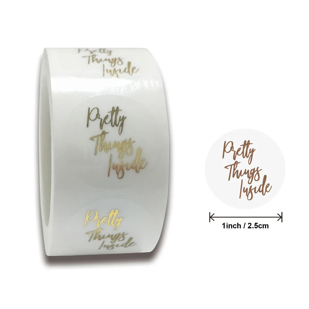 500pcs Gold Clear Heart Envelope Seals Heart Stickers,Thank you Sticker Labels for Small Business,Mailing Supplies,Wedding Party (ONLINE ORDER ONLY)