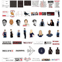 10/30/50PCS TV Show Criminal Minds Sticker Packs (ONLINE ORDER ONLY)