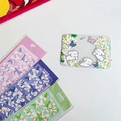 Beautiful Lily Flower Sticker Idol Card DIY Scrapbooking Decorative Sticker DIY Diary Album Stick Label Korean Kawaii Stationery (Online Order Only)