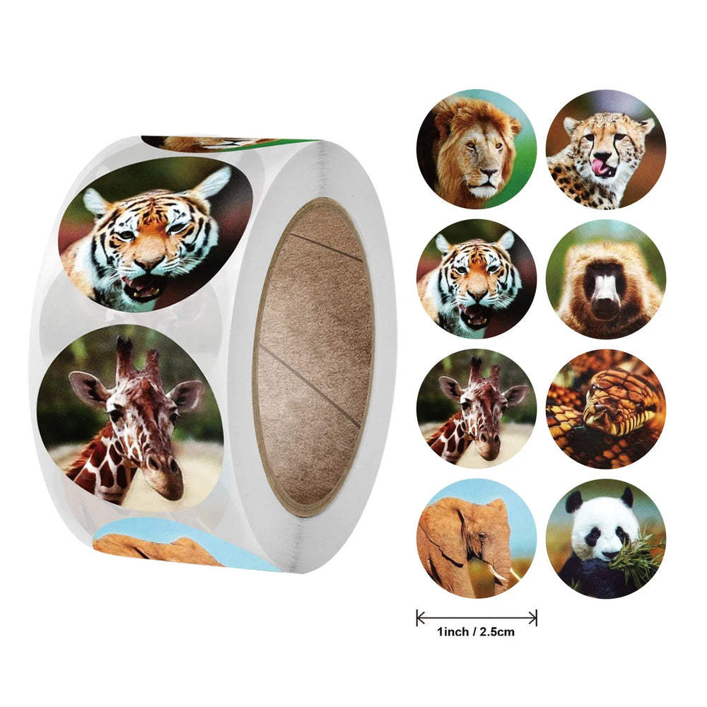 50-500pcs Animals Cartoon Stickers For Kids Classic Toys Sticker School Teacher Reward Sticker Various Styles Designs Pattern (ONLINE ORDER ONLY)