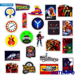 50pcs Classic Movie Back To The Future Mixed Sticker Pack (ONLINE ORDER ONLY)