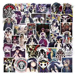 OVERLORD Anime Stickers 10/30/50PCS Waterproof PVC for Laptop, Luggage, Guitar, Gift (Online Order Only)