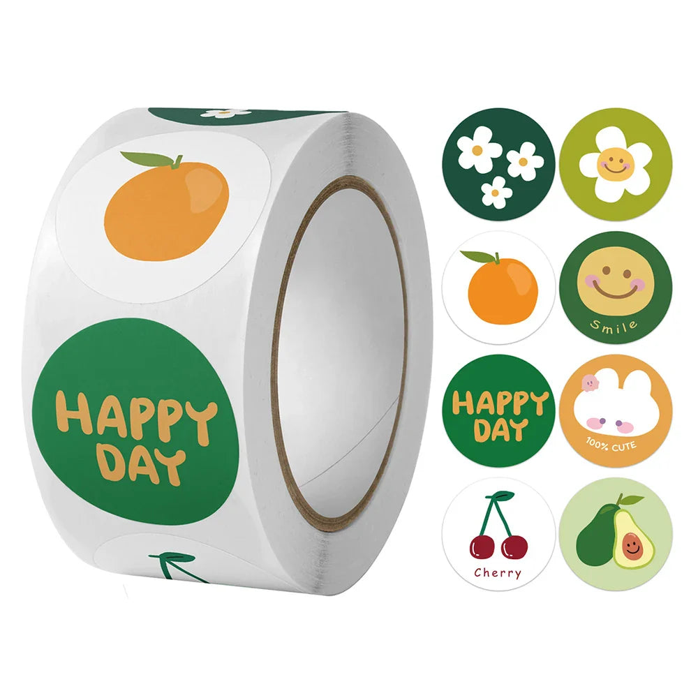 100-500PCS Cute Toy Game Sticker Cartoon Animal Children Sticker Label Thank You DIY Gift Sealing Label Decoration Supplies (Online Order Only)