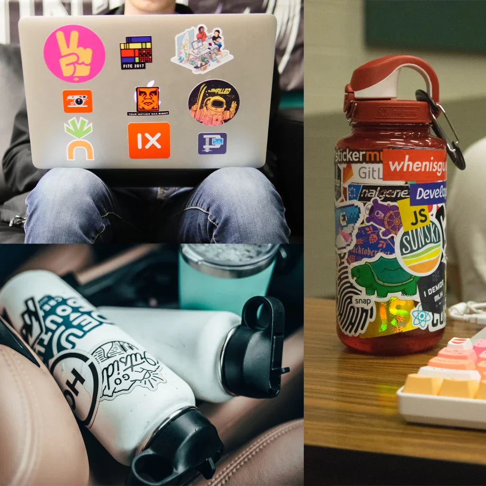 10/30/50Pcs Ins Drink Bottle Stickers Graffiti For Skateboard Notebook Phone Helmet Decal Waterproof Kids Sticker Toy (ONLINE ORDER ONLY)