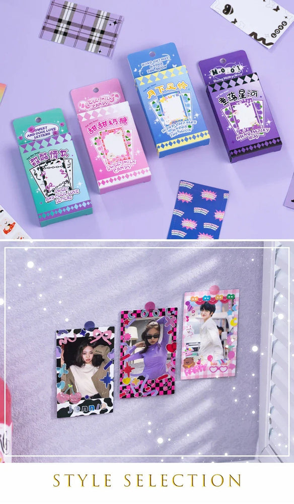 30Pcs Sky Store Photo Frame Decorative Stickers Creative Aesthetics DIY Manual Diary Album Scrapbook Sticker Kawaii Stationery (ONLINE ORDER ONLY)