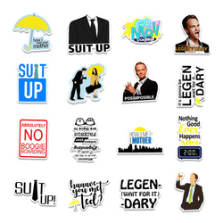 10/30/50PCS TV Show “How I Met Your Mother” Sticker Packs (ONLINE ORDER ONLY)