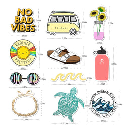 35pcs 100% Vinyl Cute Nature VSCO Girl Stickers for Water Bottles Waterproof Aesthetic Stickers for Girls Laptop Decals (ONLINE ORDER ONLY)