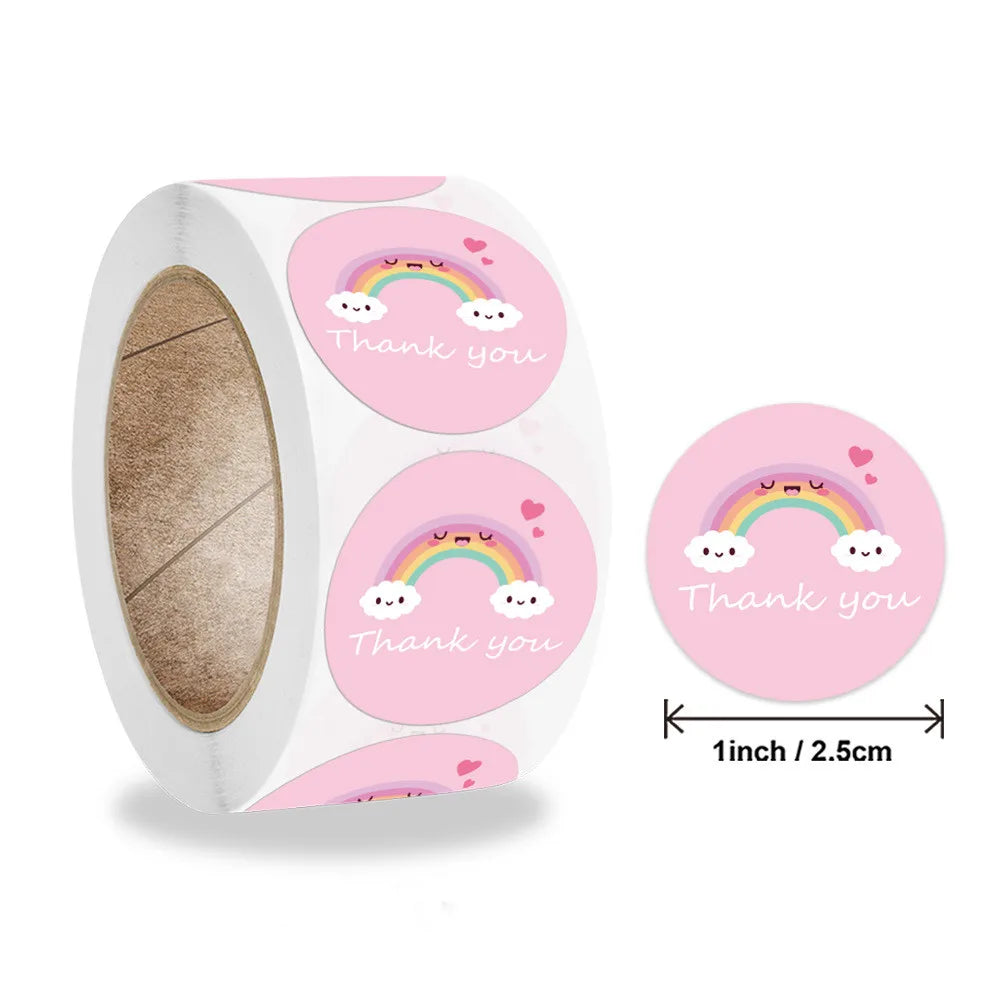 Smile Face Sticker 500 Pcs/roll For Kids Reward Sticker Yellow Dots Labels Happy Smile Face Expression Sticker Kids Toys (ONLINE ORDER ONLY)