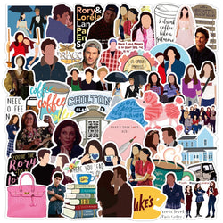 Gilmore Girls Funny Stickers Pack - Skateboard, Fridge, Phone, Motorcycle, Luggage Decals (ONLINE ORDER ONLY)