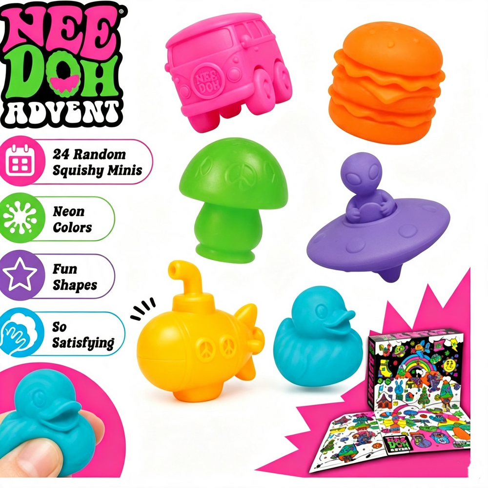 Schylling Nee-Doh 2026 Christmas Squishmas Advent Calendar (ONLINE ORDER ONLY)