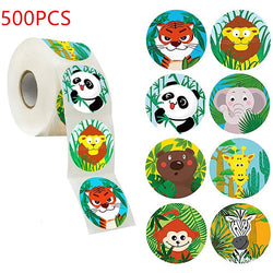 50-500pcs Animals Cartoon Stickers For Kids Classic Toys Sticker School Teacher Reward Sticker Various Styles Designs Pattern (ONLINE ORDER ONLY)