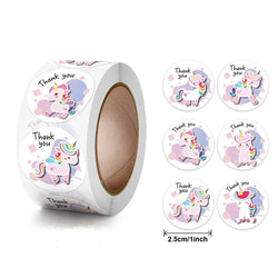 Unicorn Sticker Animal Reward Sticker Children Cute Pattern School Teacher Supplies 500pcs Inch Cute Encouragement Sticker (Online Order Only)