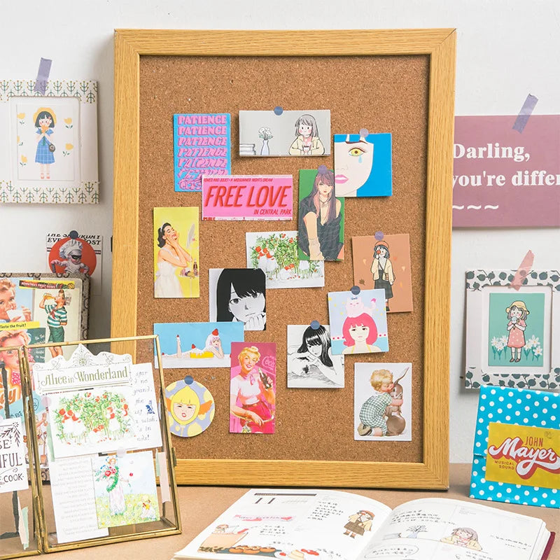 60Pcs/lot Retro Sweet Girl Stickers Scrapbooking Decorative Sticker DIY Diary Album Stick Label Kawaii Stationery (ONLINE ORDER ONLY)