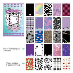 30Pcs Sky Store Photo Frame Decorative Stickers Creative Aesthetics DIY Manual Diary Album Scrapbook Sticker Kawaii Stationery (ONLINE ORDER ONLY)