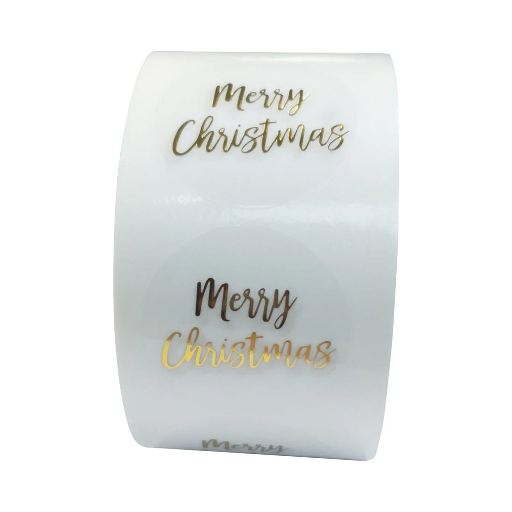 100-500pcs Christmas Sticker Cartoon Christmas Tree Santa Claus Paper Label Merry Christmas Cute Stickers Stationery Stickers (ONLINE ORDER ONLY)