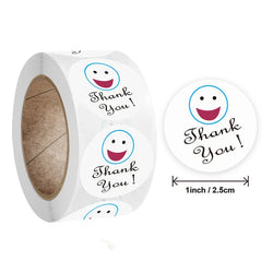 Smile Face Sticker 500 Pcs/roll For Kids Reward Sticker Yellow Dots Labels Happy Smile Face Expression Sticker Kids Toys (ONLINE ORDER ONLY)