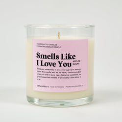 Smells Like I Love You Glass Candle (ONLINE ORDER ONLY)