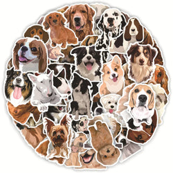 Cute Dog Stickers 10/30/50pcs Cartoon Animal Decals Waterproof for Kids (ONLINE ORDER ONLY)