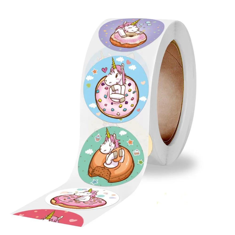 New Reward Stickers Motivational Stickers Roll For Kids For School Reward Students Teachers Cute Animals Stickers Labels (Online Order Only)