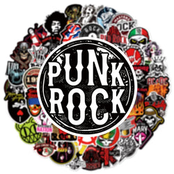 10/30/50/104PCS Rock Band Music Singer Punk Graffiti Stickers Guitar Skateboard Laptop Phone Luggage Car Motorcycle Cool Sticker (Online Order Only)
