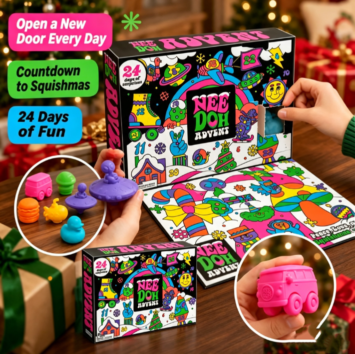 Schylling Nee-Doh 2026 Christmas Squishmas Advent Calendar (ONLINE ORDER ONLY)
