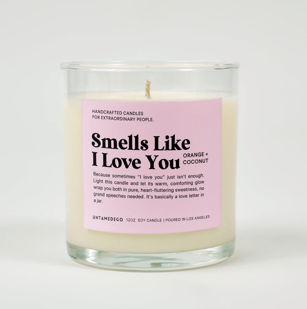 Smells Like I Love You Glass Candle (ONLINE ORDER ONLY)