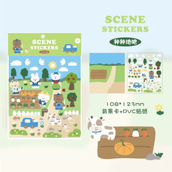 2Pcs Lovely Daily Series Stickers ins Hand Account Decoration Material Stickers Scrapbooking Stick Label Diary Album Stationery (ONLINE ORDER ONLY)
