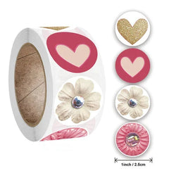 Stickers 500 Pcs/roll New Smile Smiley Face Thank You Round Sticker Label Sticker Logo Stickers Custom (ONLINE ORDER ONLY)