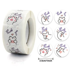 Unicorn Sticker Animal Reward Sticker Children Cute Pattern School Teacher Supplies 500pcs Inch Cute Encouragement Sticker (Online Order Only)