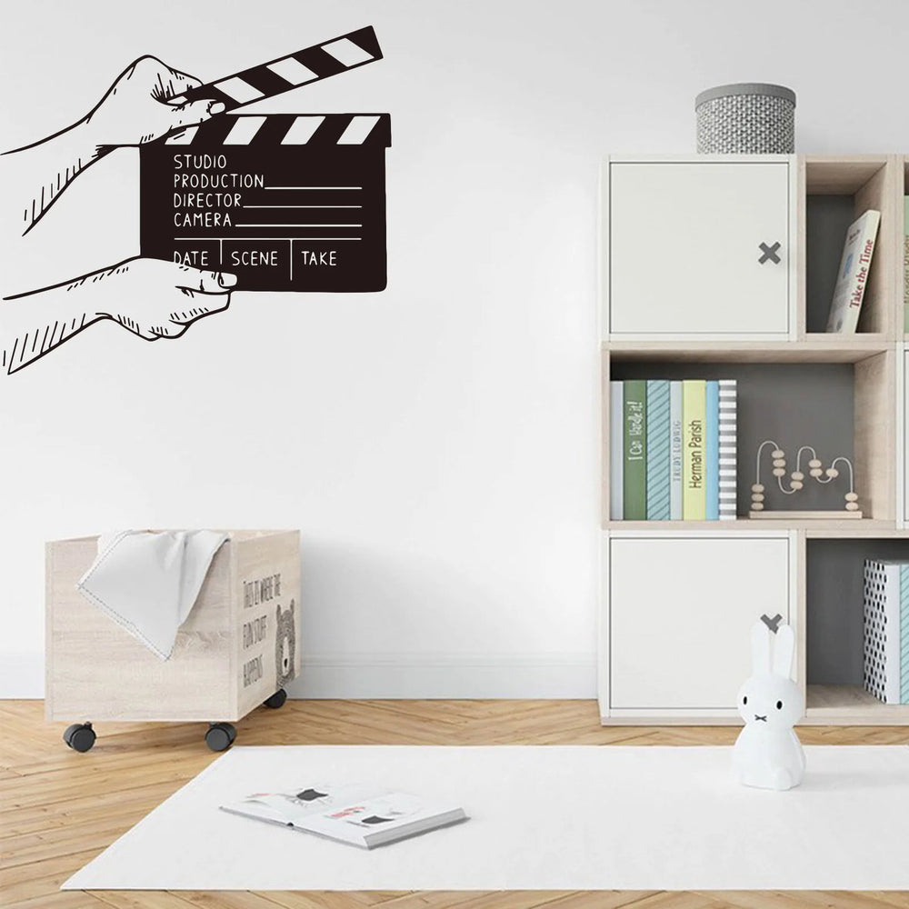 Cinema Clapperboard Wall Sticker Film Decor Vinyl (ONLINE ORDER ONLY)