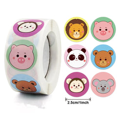Unicorn Sticker Animal Reward Sticker Children Cute Pattern School Teacher Supplies 500pcs Inch Cute Encouragement Sticker (Online Order Only)