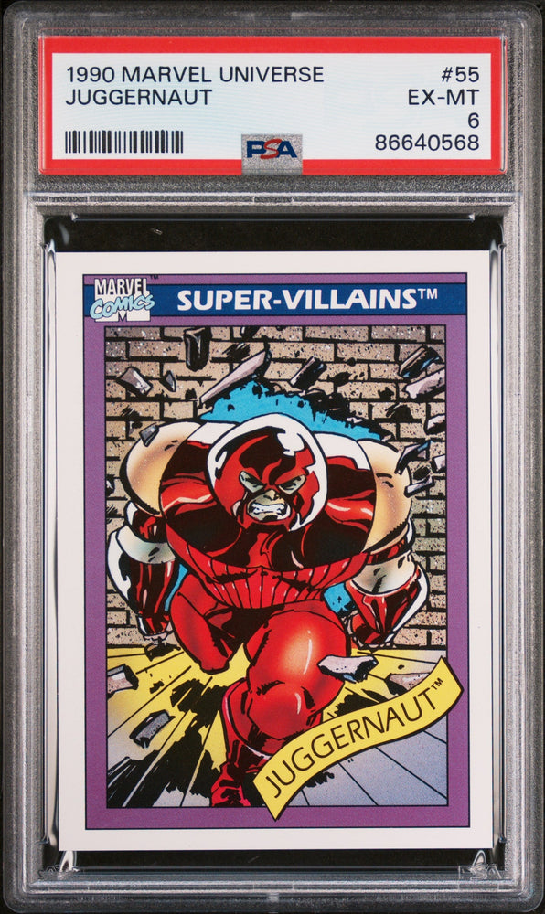 1990 MARVEL UNIVERSE JUGGERNAUT  #55 - PSA 6 (Online Order Only)