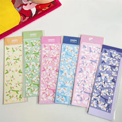 Beautiful Lily Flower Sticker Idol Card DIY Scrapbooking Decorative Sticker DIY Diary Album Stick Label Korean Kawaii Stationery (Online Order Only)